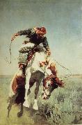 William Herbert Dunton Bronc Rider china oil painting reproduction
